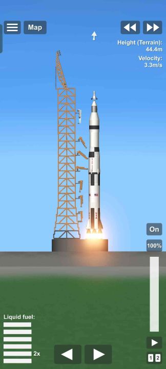 Saturn V V2 [UPDATED] Blueprint for Spaceflight Simulator / SFS BP