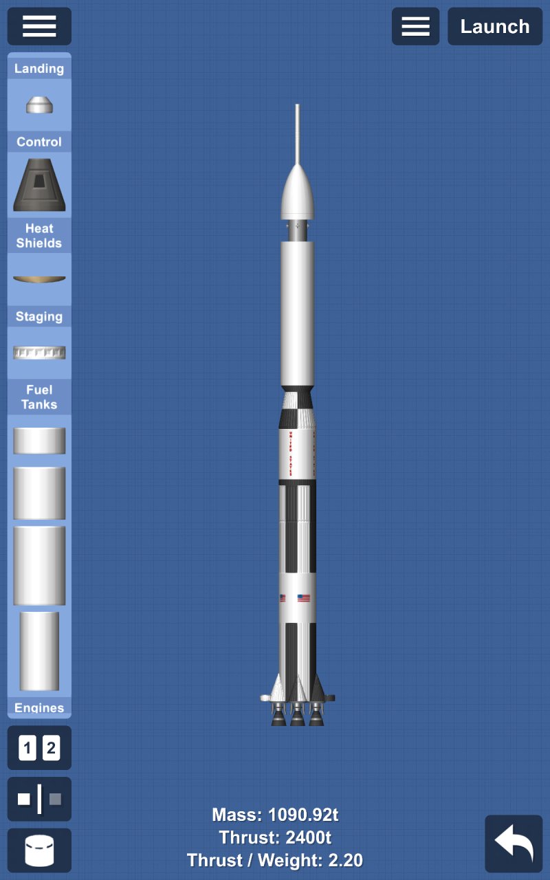 Saturn V Spaceflight Simulator