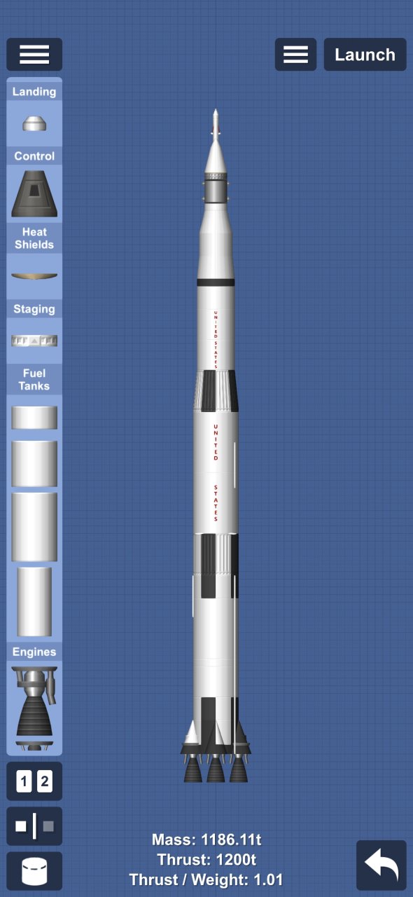 Saturn V Spaceflight Simulator