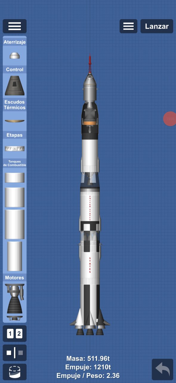 saturno V Mejorado Spaceflight Simulator