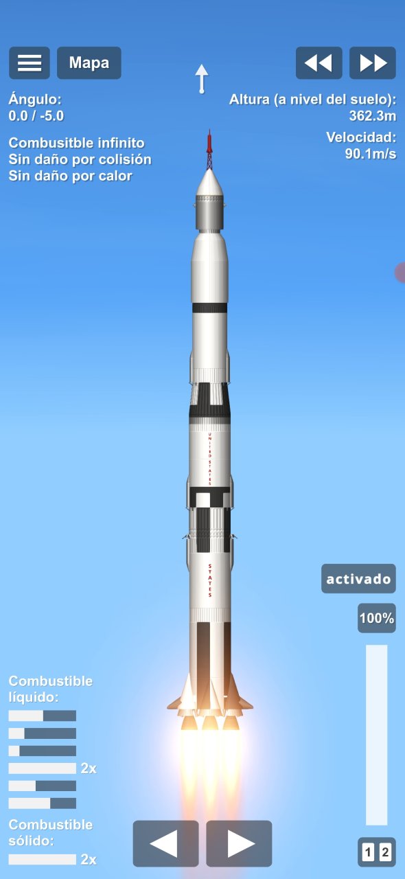 saturno V Mejorado Spaceflight Simulator
