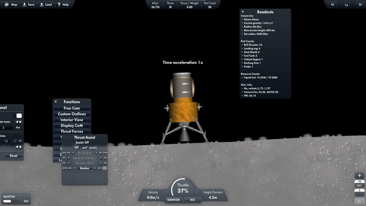 Saturno V Spaceflight Simulator
