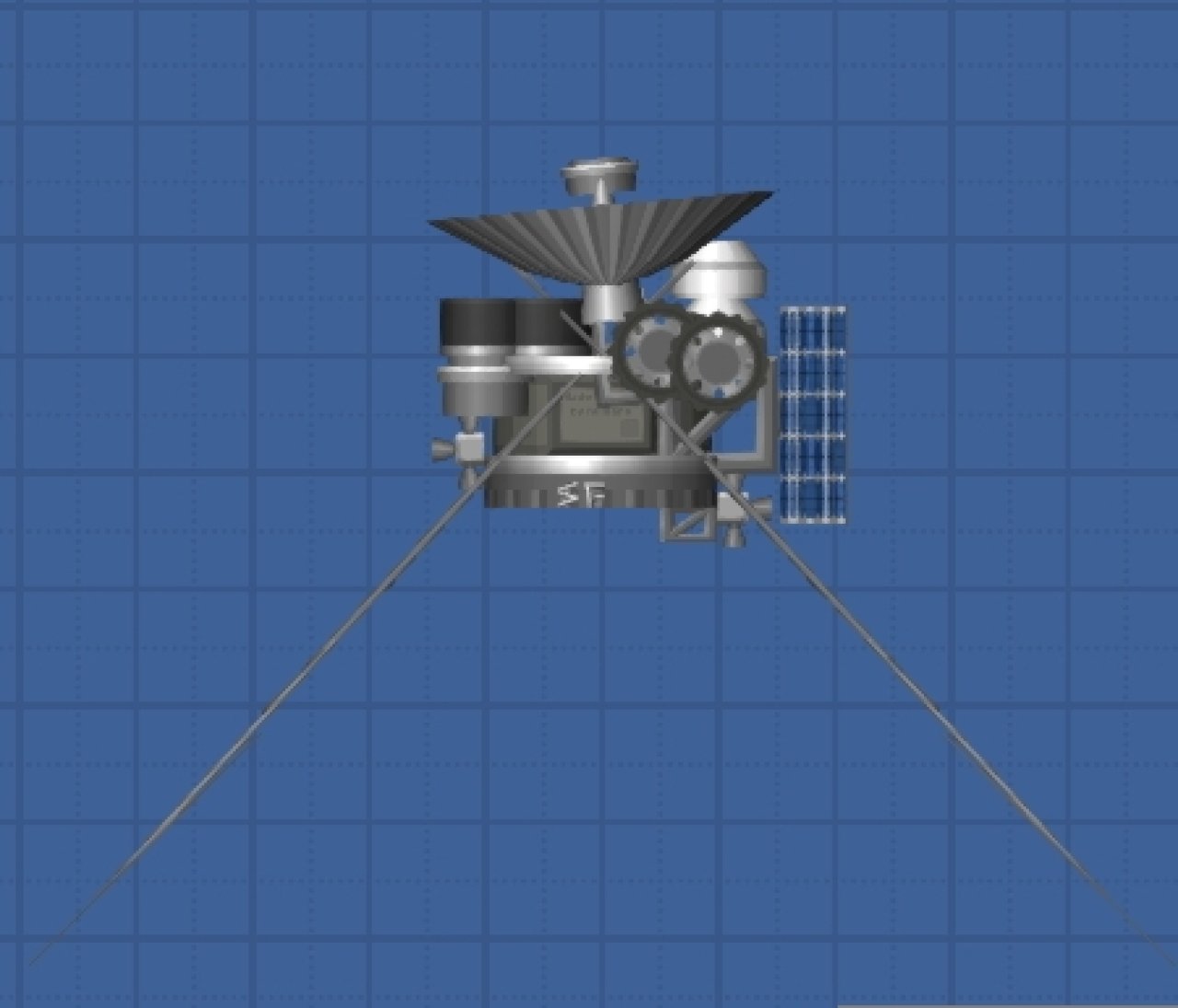 Scrap sattelite Spaceflight Simulator
