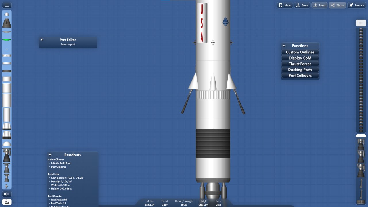 Sea dragon Spaceflight Simulator