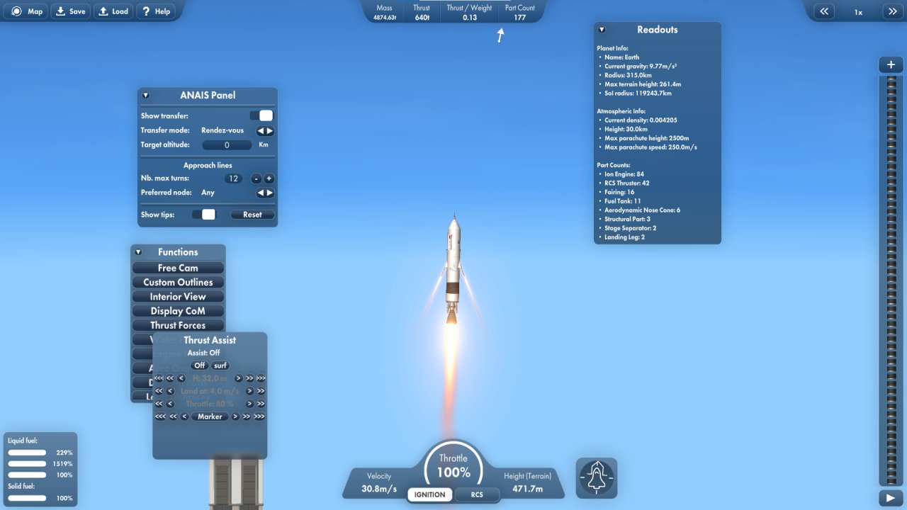 Sea dragon Spaceflight Simulator