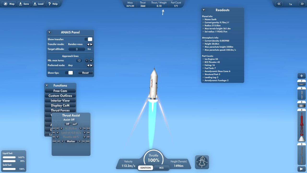Sea dragon Spaceflight Simulator