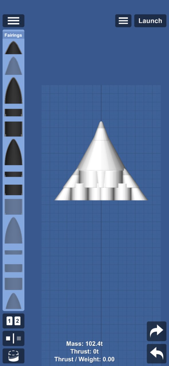Sea Dragon nose 21 wide Spaceflight Simulator