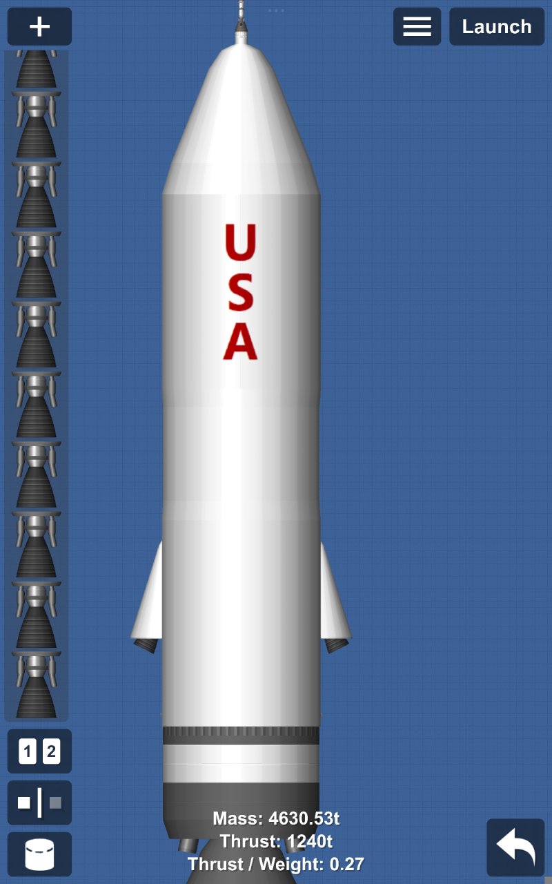 Sea Dragon Spaceflight Simulator