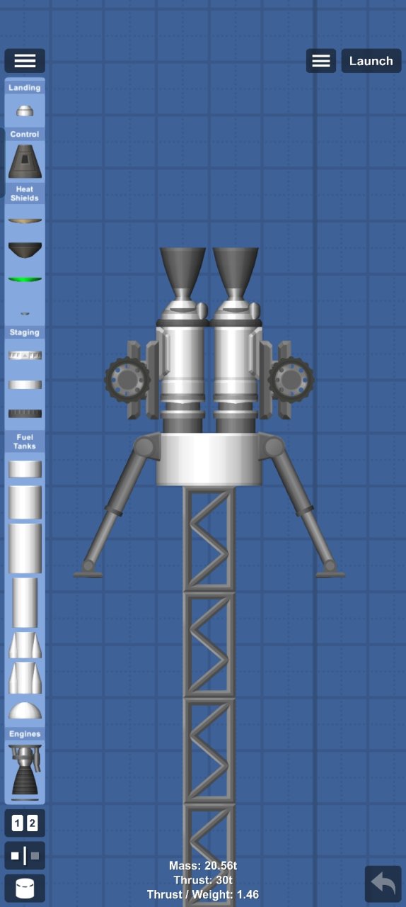 sfs Heroix skycrane Spaceflight Simulator