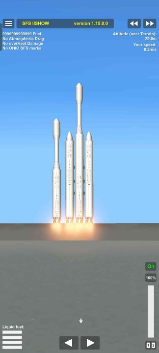 Sfs iishow rocket no bundle Blueprint for Spaceflight Simulator / SFS BP