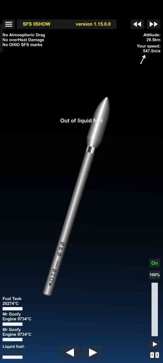 Sfs iishow rocket original pac Blueprint for Spaceflight Simulator / SFS BP