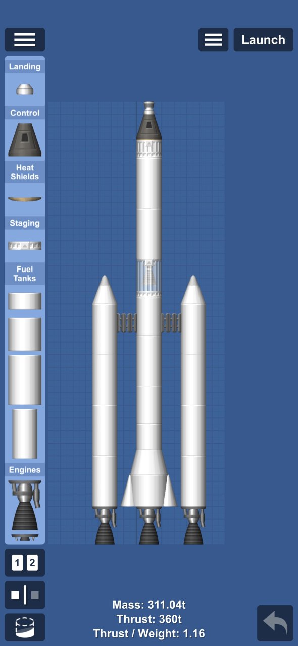 Shark v6 hailmary docking Spaceflight Simulator