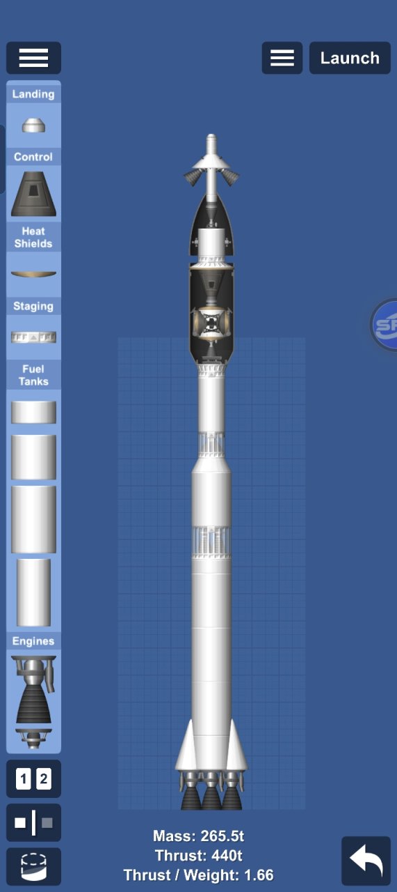 Simple Apollo 11 Spaceflight Simulator