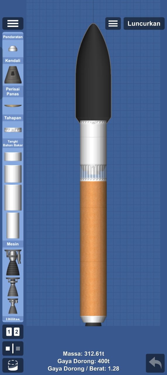 Simple Cargo Rocket Spaceflight Simulator