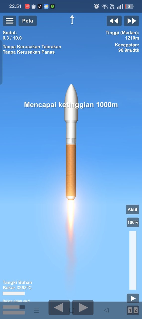 Simple Cargo Rocket Spaceflight Simulator