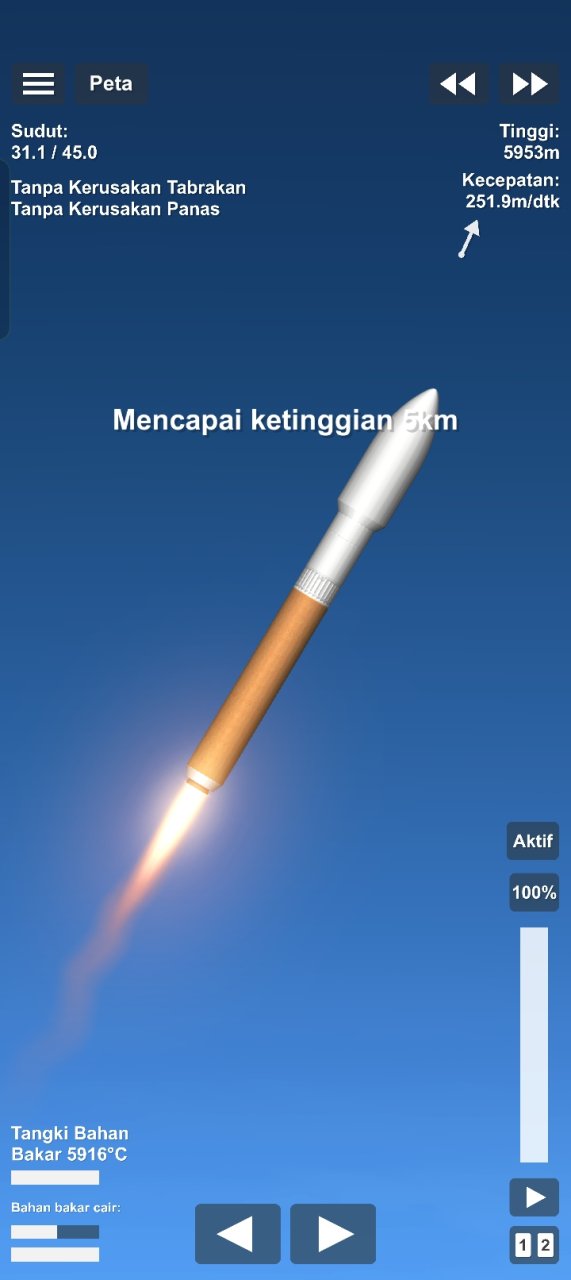 Simple Cargo Rocket Spaceflight Simulator