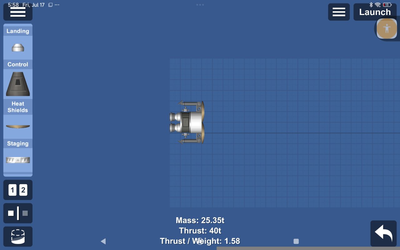 simple lander Spaceflight Simulator
