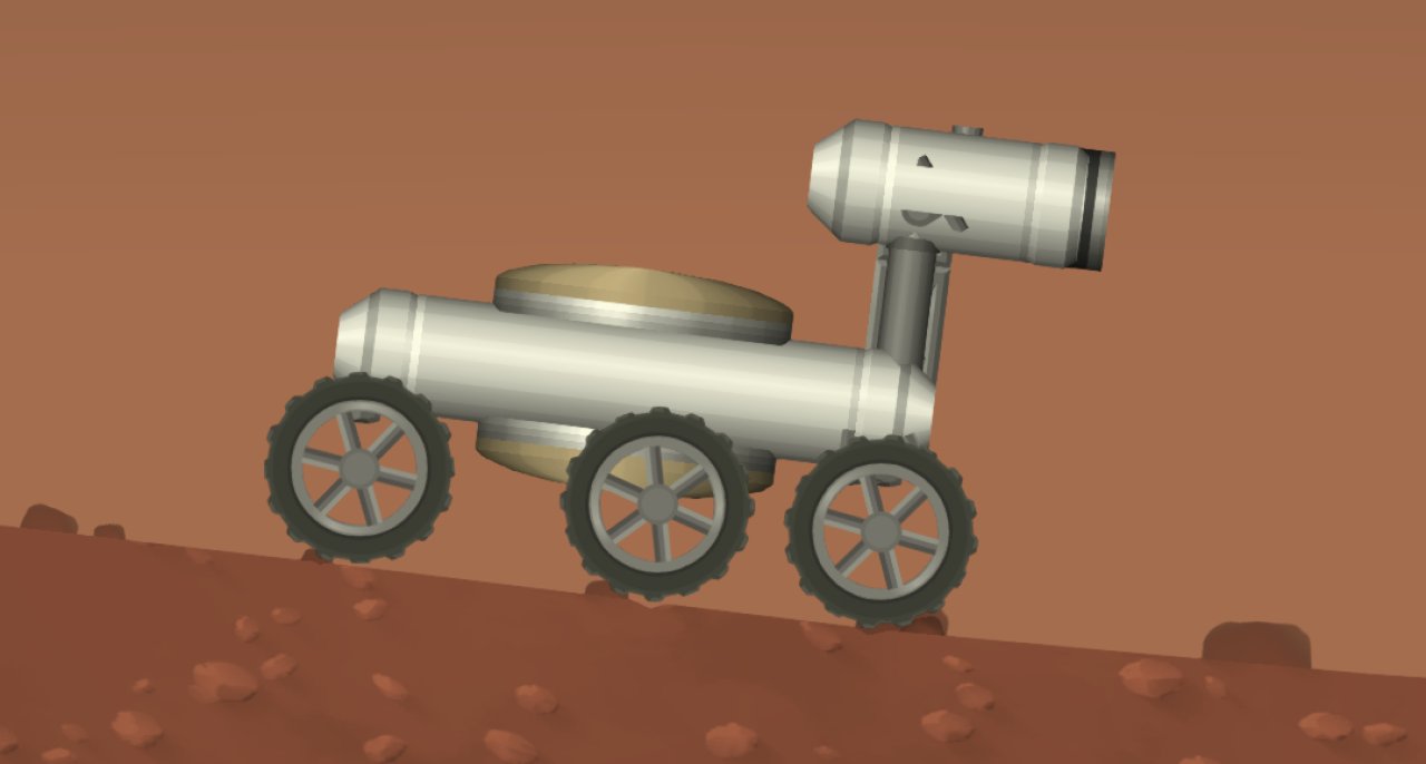 Simple mars rover Spaceflight Simulator