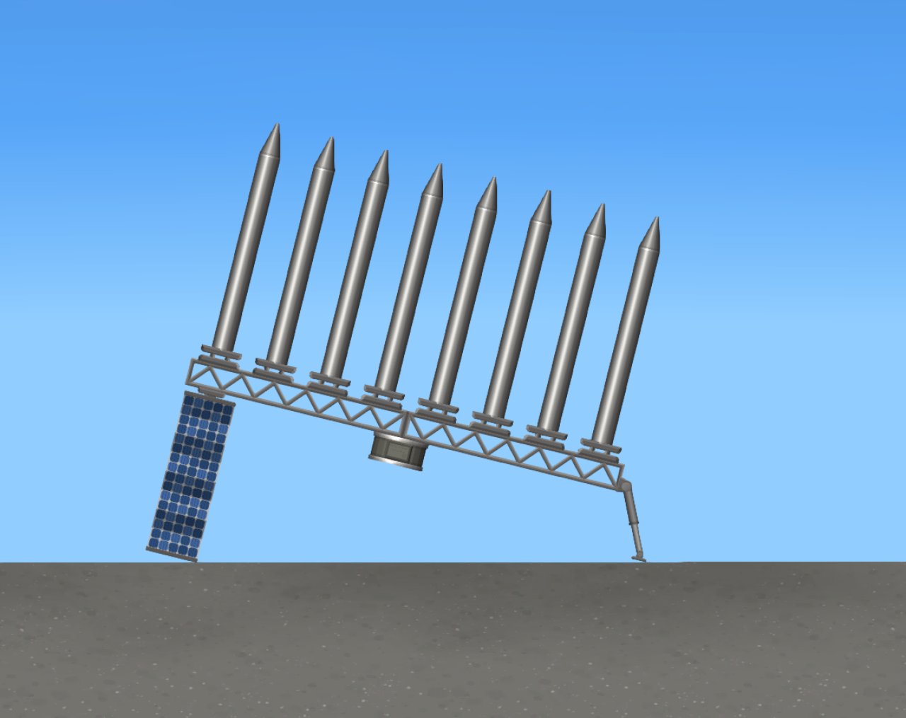 simple missle luncher Spaceflight Simulator