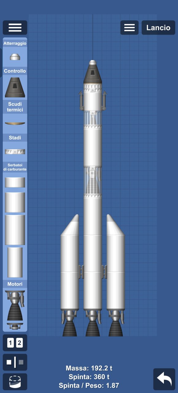 simple moon rocket for Spaceflight Simulator