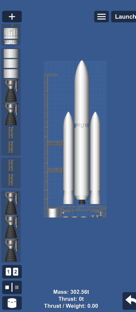 Simple satellite rocket Spaceflight Simulator