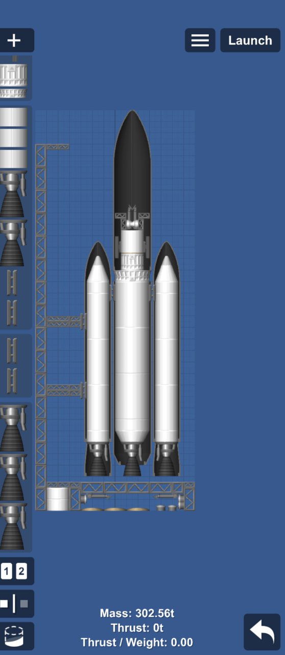 Simple satellite rocket Spaceflight Simulator