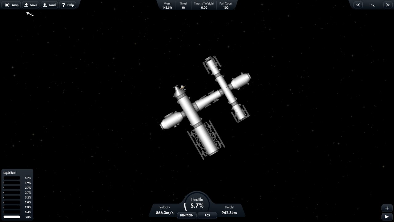 SImple space station Spaceflight Simulator