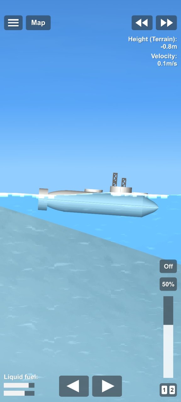 Simple submarine Spaceflight Simulator