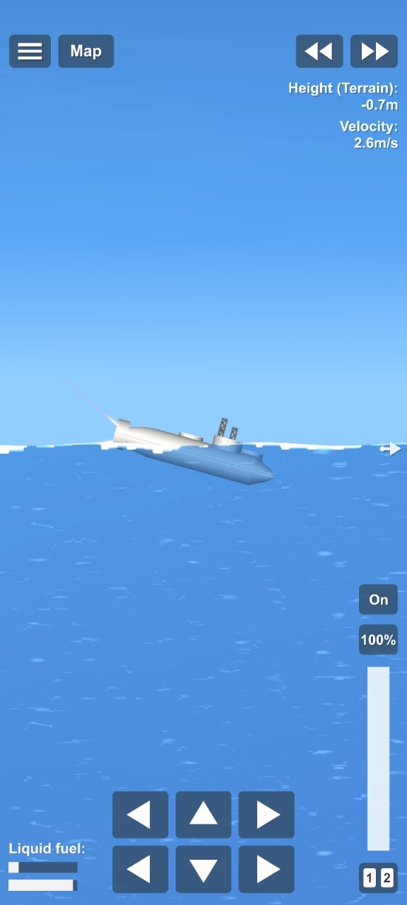 Simple submarine Spaceflight Simulator