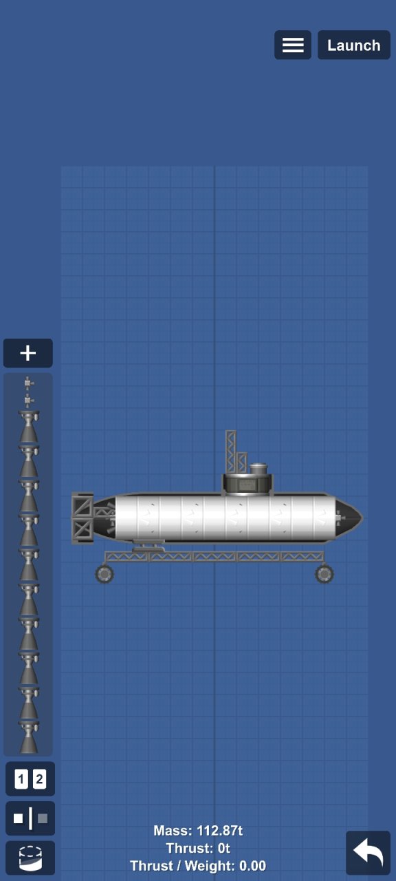 Simple submarine v2 Spaceflight Simulator