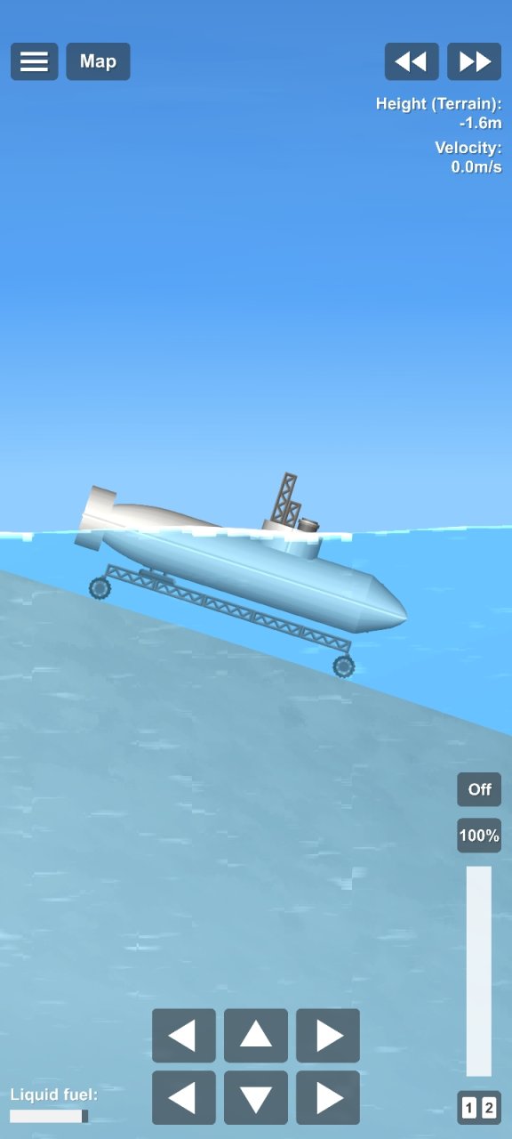 Simple submarine v2 Spaceflight Simulator
