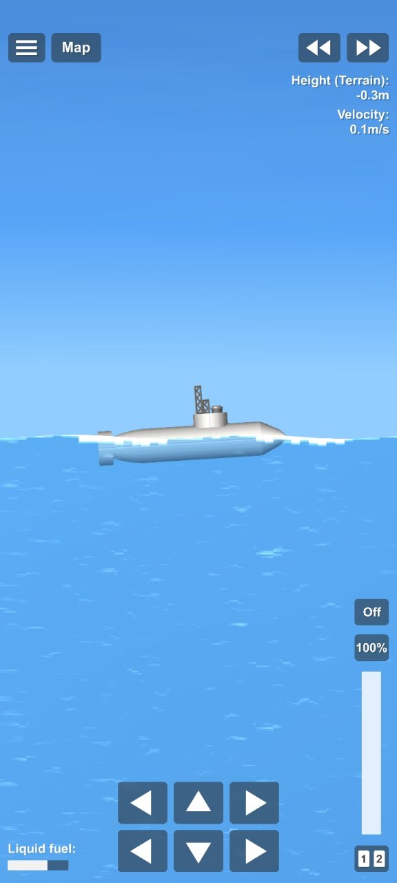 Simple submarine v2 Spaceflight Simulator