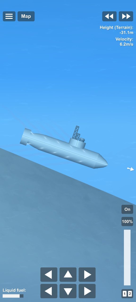 Simple submarine v2 Spaceflight Simulator
