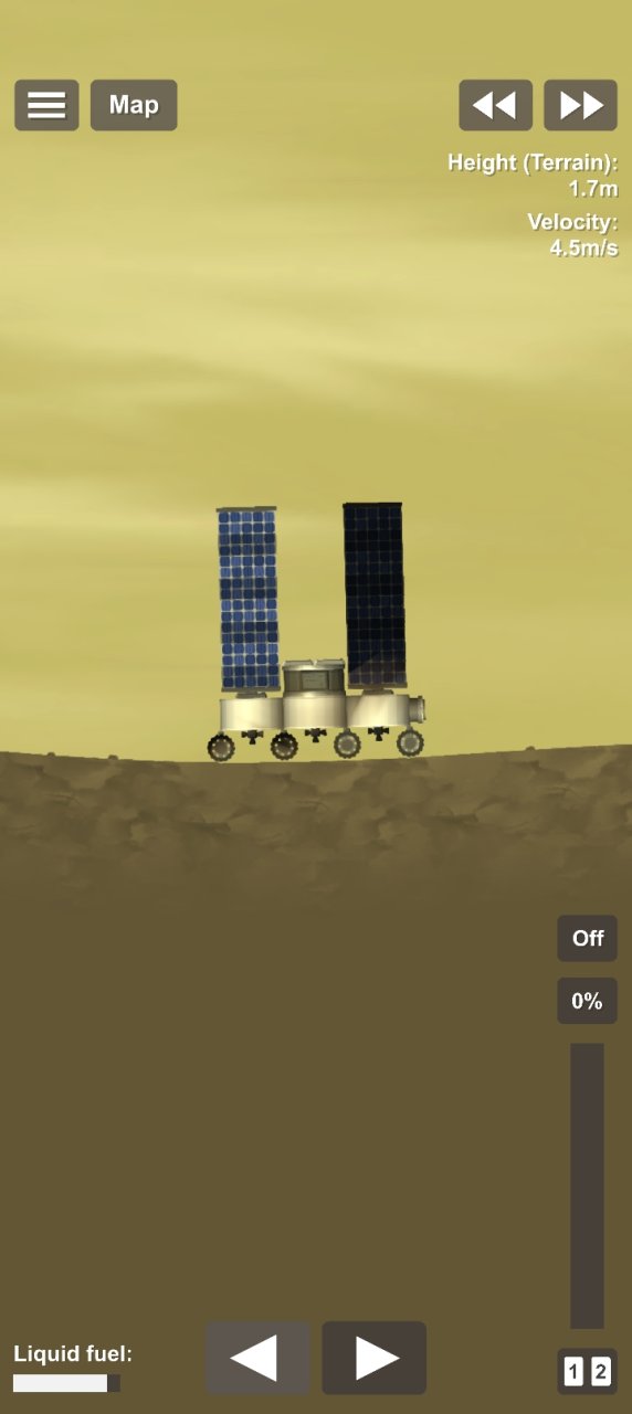 Simple venus rover Spaceflight Simulator