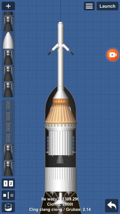 SLS Blueprint for Spaceflight Simulator / SFS BP