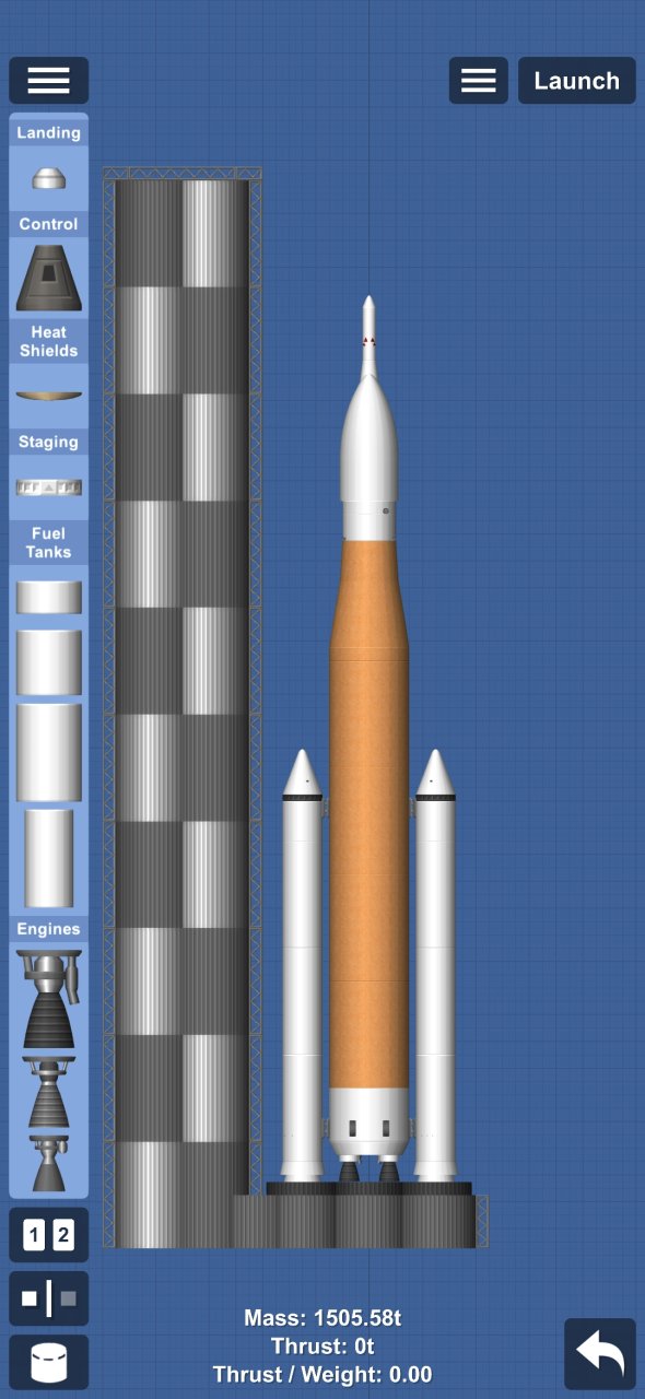 SLS (artemis) Spaceflight Simulator