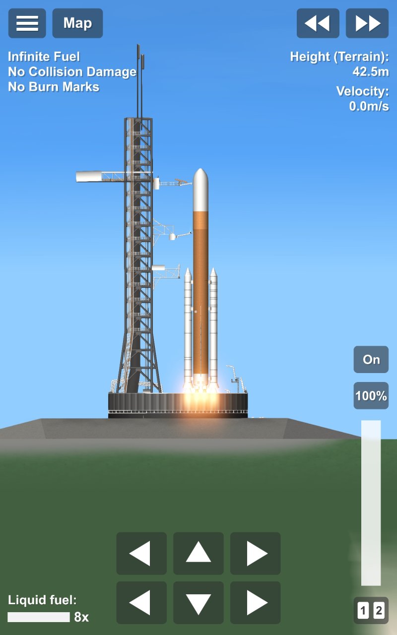 SLS Artemis mission Spaceflight Simulator