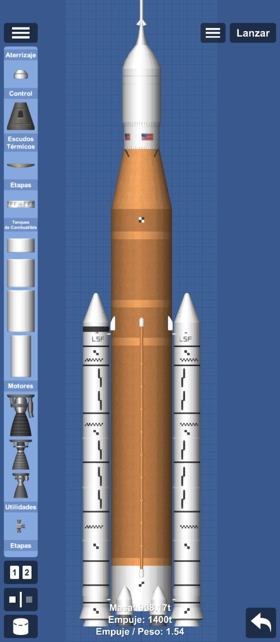 SLS Atermis 1/2 for Spaceflight Simulator