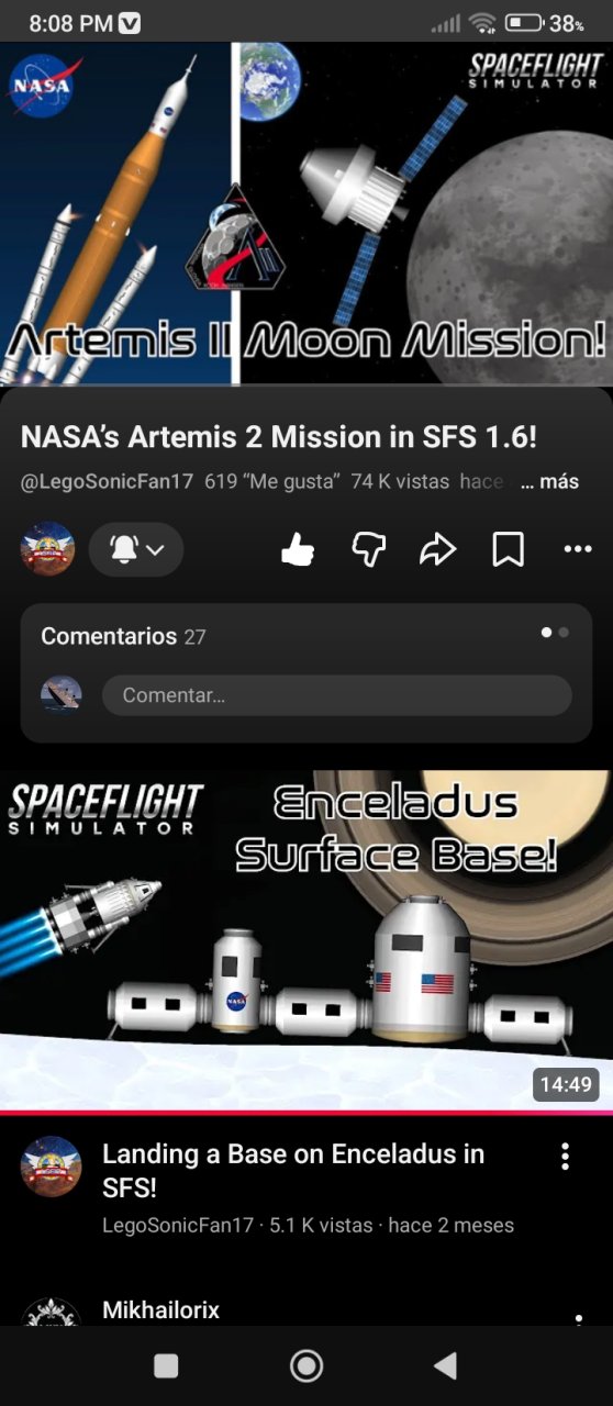 SLS Atermis Spaceflight Simulator