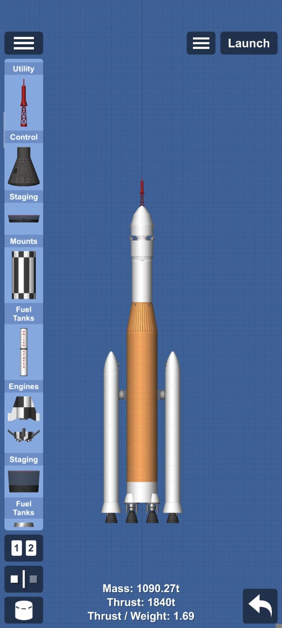 SLS Block 1 Spaceflight Simulator