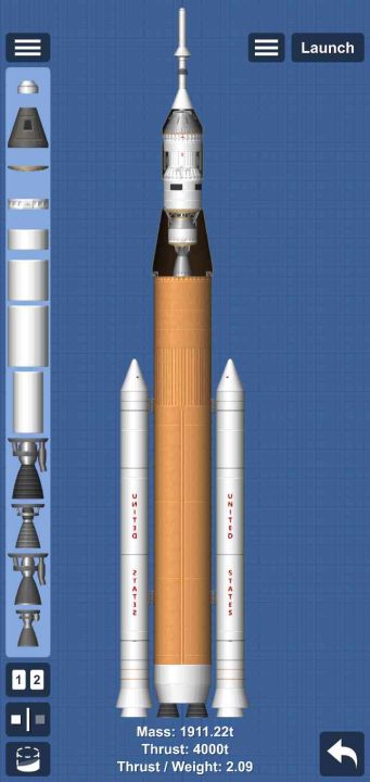 SLS Block 1 Crew Blueprint for Spaceflight Simulator / SFS BP