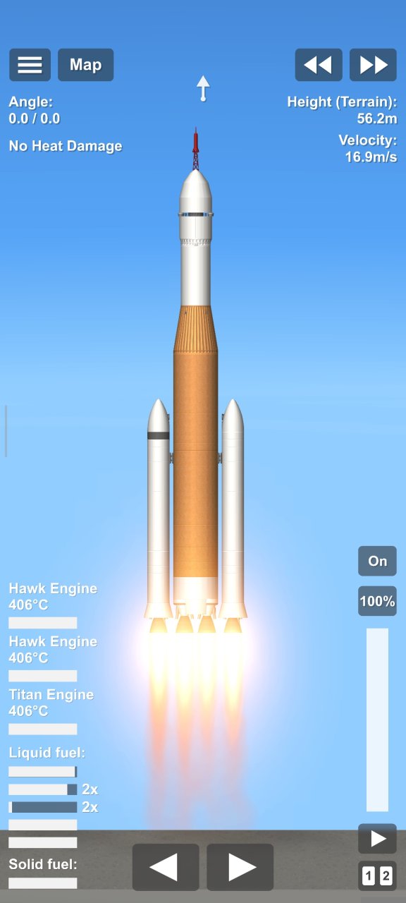 SLS Block 1 V2 Spaceflight Simulator