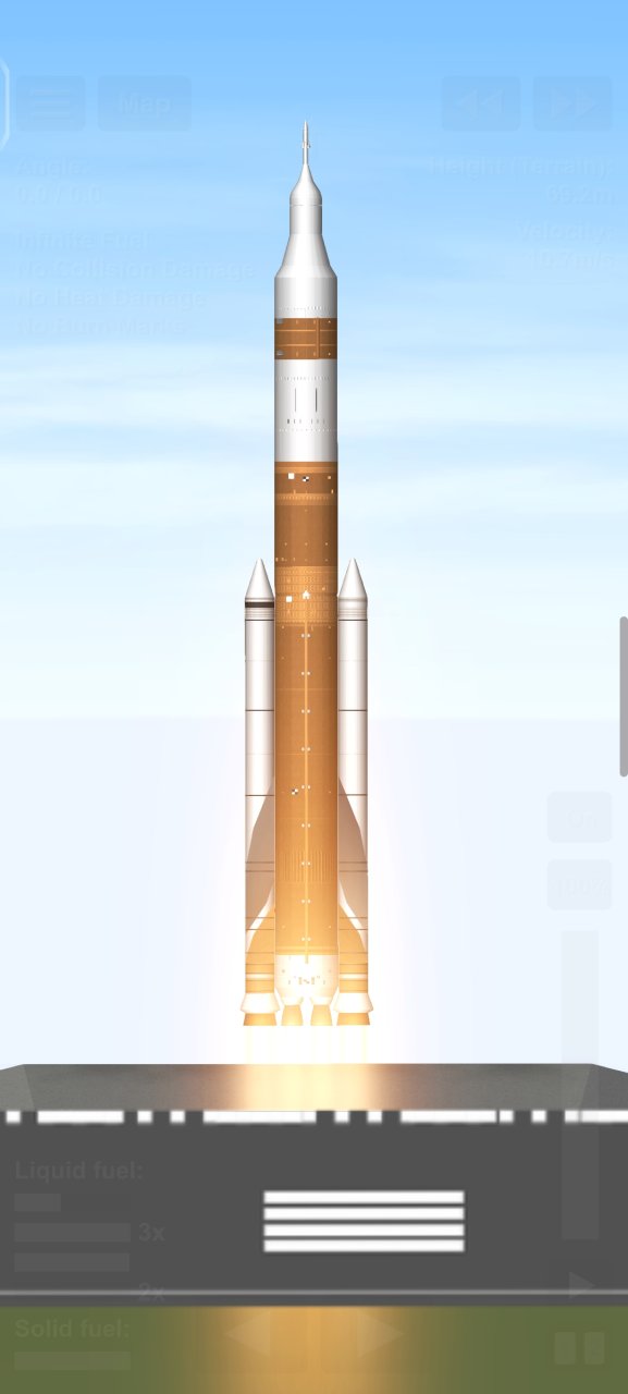 SLS block 1B Spaceflight Simulator