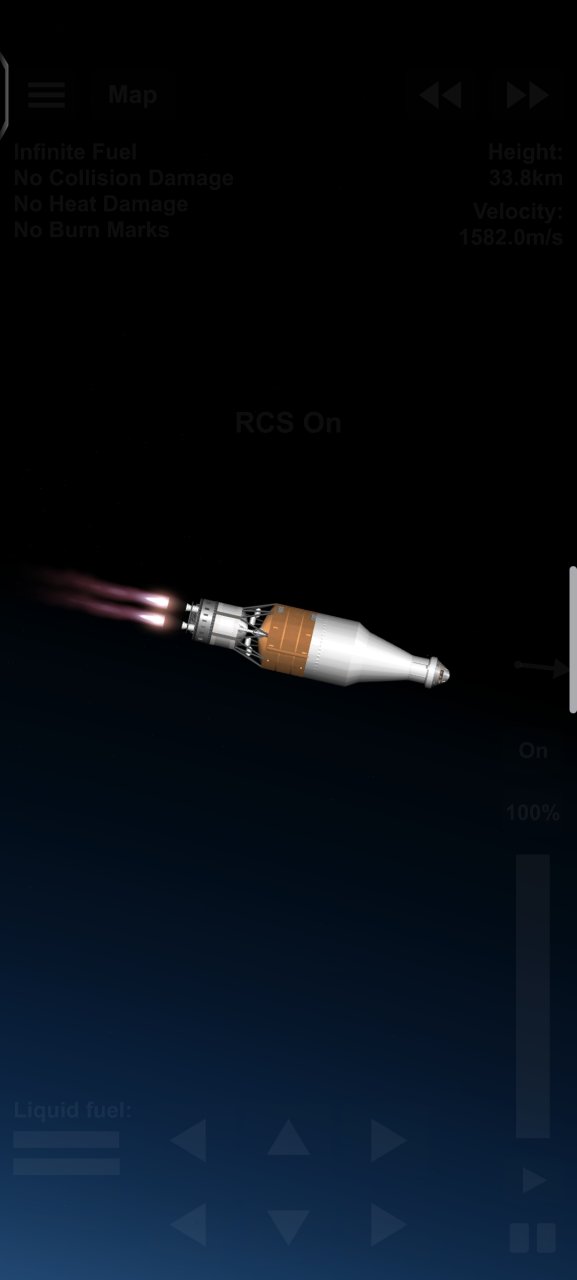 SLS block 1B Spaceflight Simulator