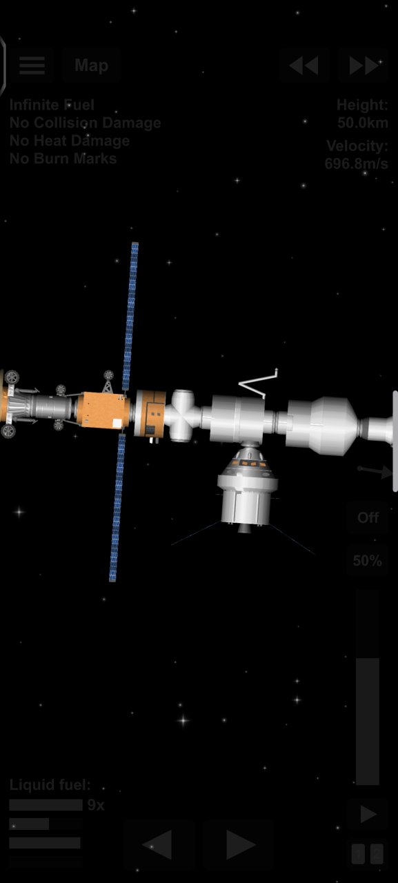 SLS block 1B Spaceflight Simulator