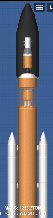 SLS Block 2 Cargo V.1 Blueprint for Spaceflight Simulator / SFS BP