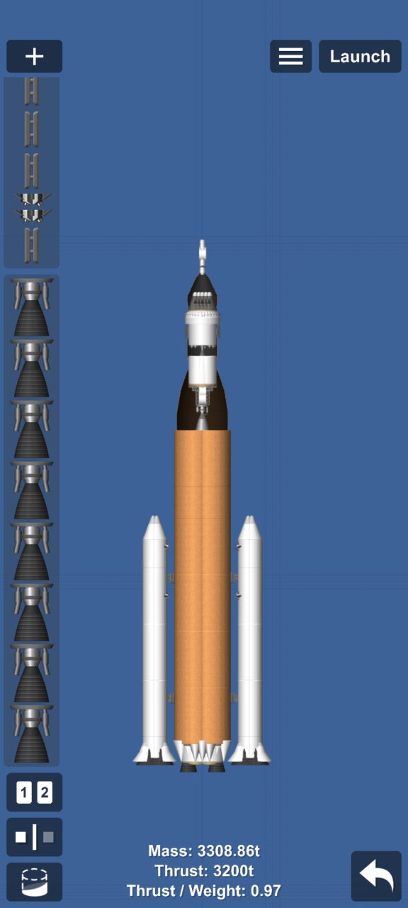 SLS custom Spaceflight Simulator