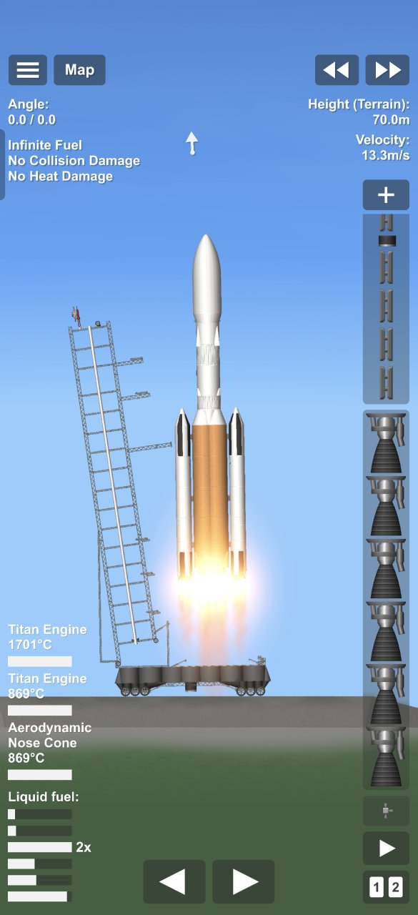 SLS (Lander & Launch Pad) Spaceflight Simulator