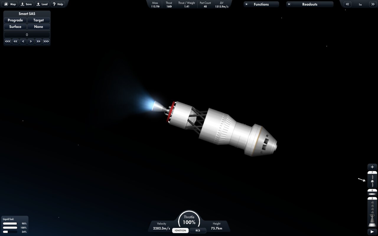 SLS Orion (PROCEDURAL PARTS) Spaceflight Simulator