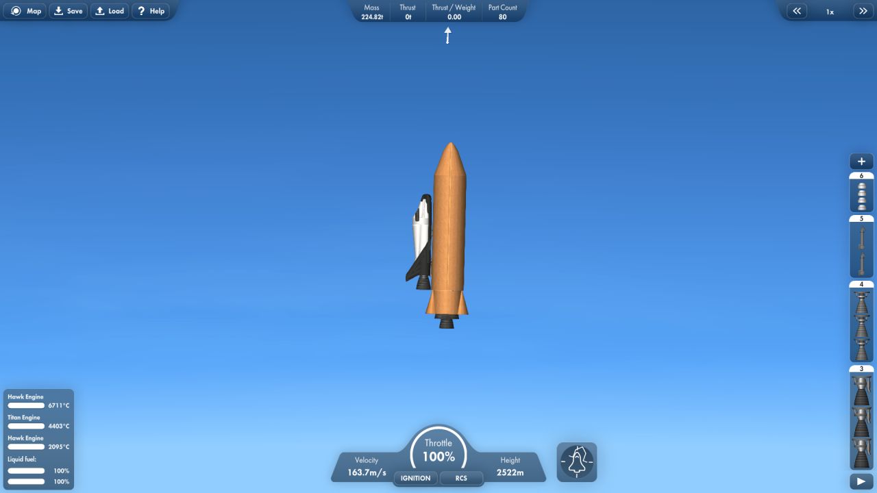 SLS Rocket for Spaceflight Simulator • SFS UNIVERSE